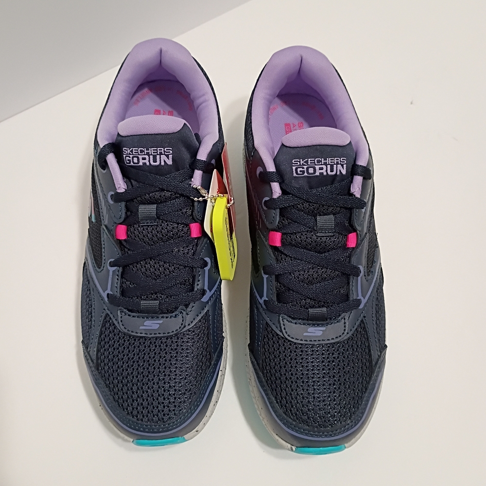 Skechers Go Run Consistent Vivid Horizon Lavender Training Sneakers - Picture 6 of 13